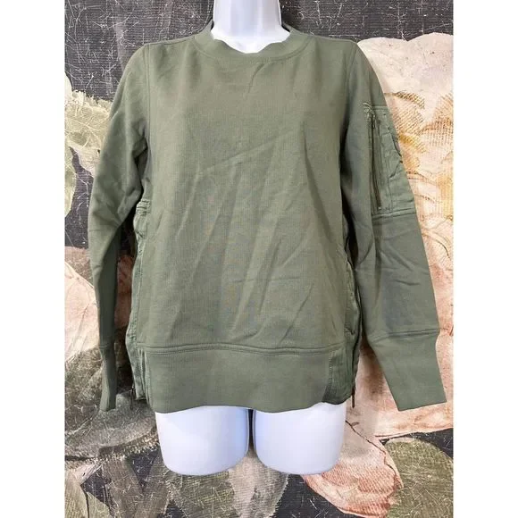 New Free People x Nicholas K Bomber Sweat Size Xtra Small - Picture 4 of 6